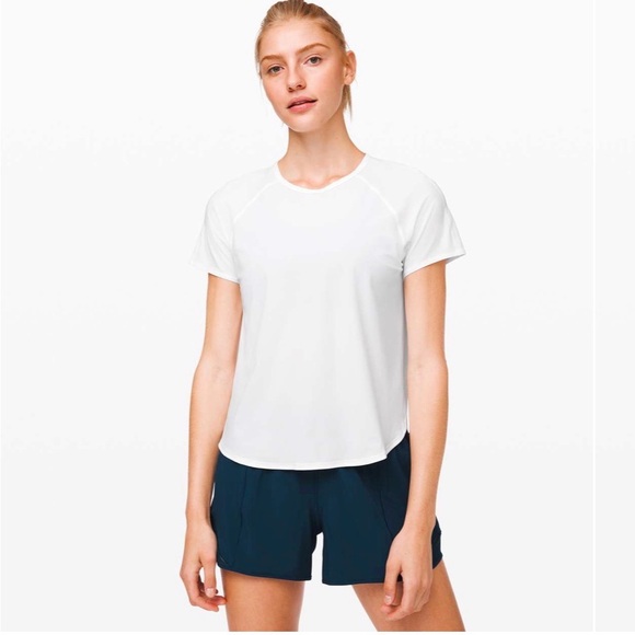 lululemon Tops - Lululemon Strong Rays Short Sleeve white size 4